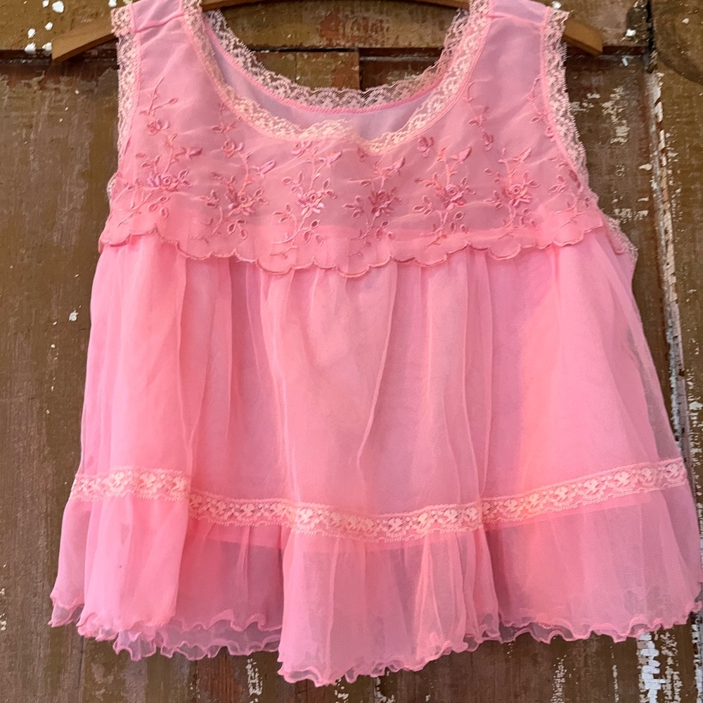 Vintage two piece lingerie set